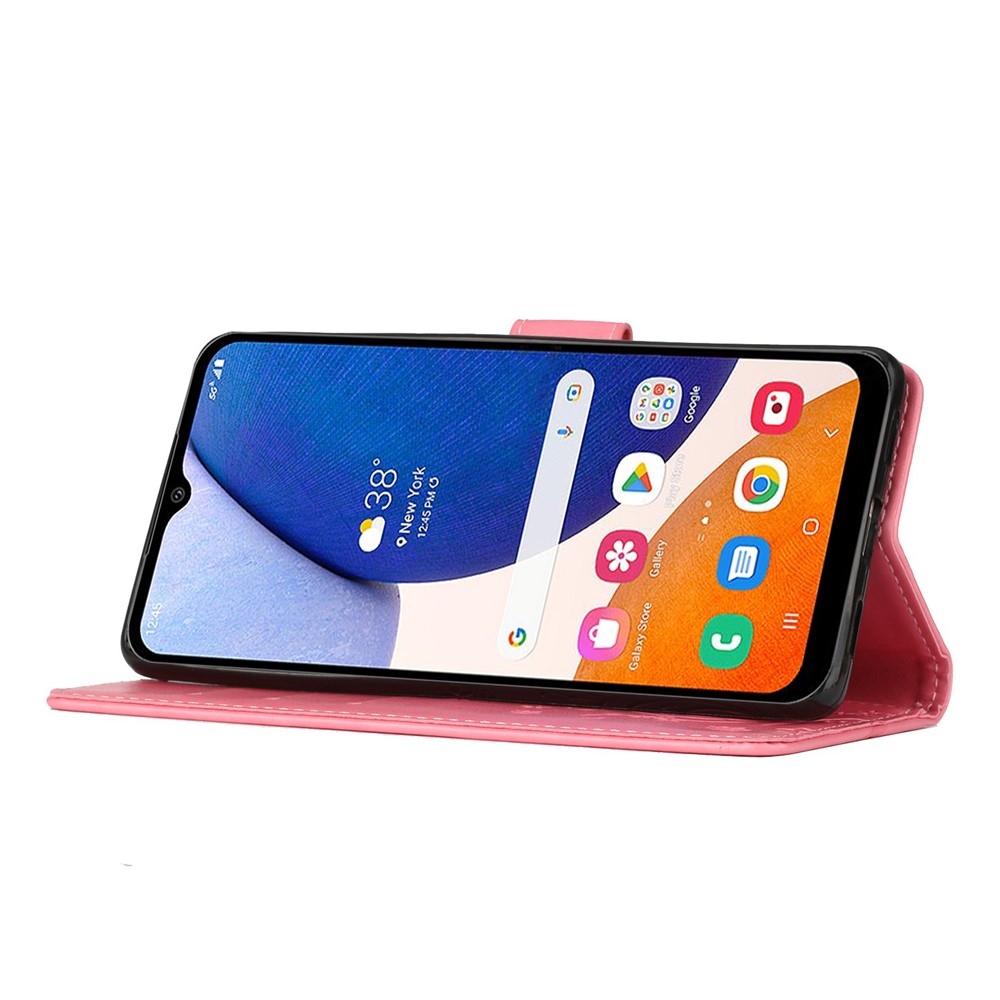 Flowers knížkové pouzdro na Samsung Galaxy S26+ - růžové