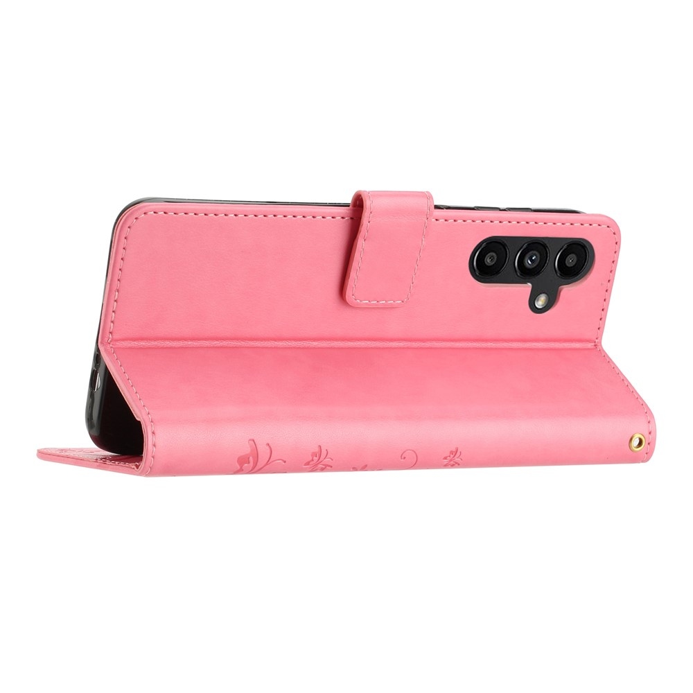 Flowers knížkové pouzdro na Samsung Galaxy S26+ - růžové