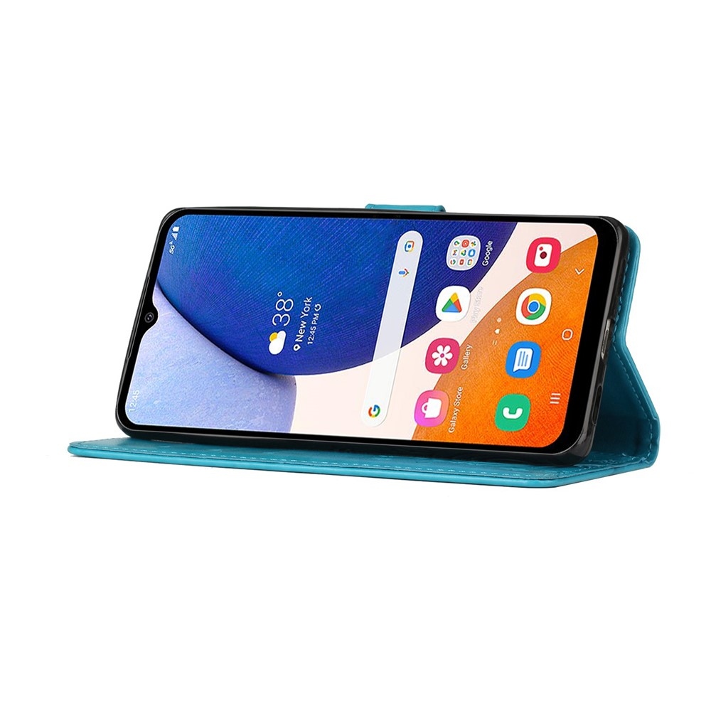 Flowers knížkové pouzdro na Samsung Galaxy S26/S26 Pro - modré