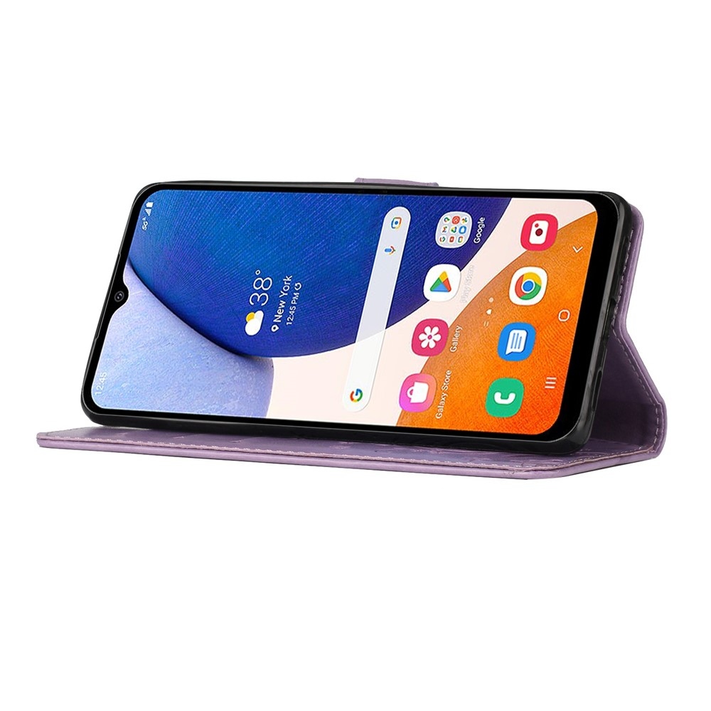 Flowers knížkové pouzdro na Samsung Galaxy S26/S26 Pro - světlefialové