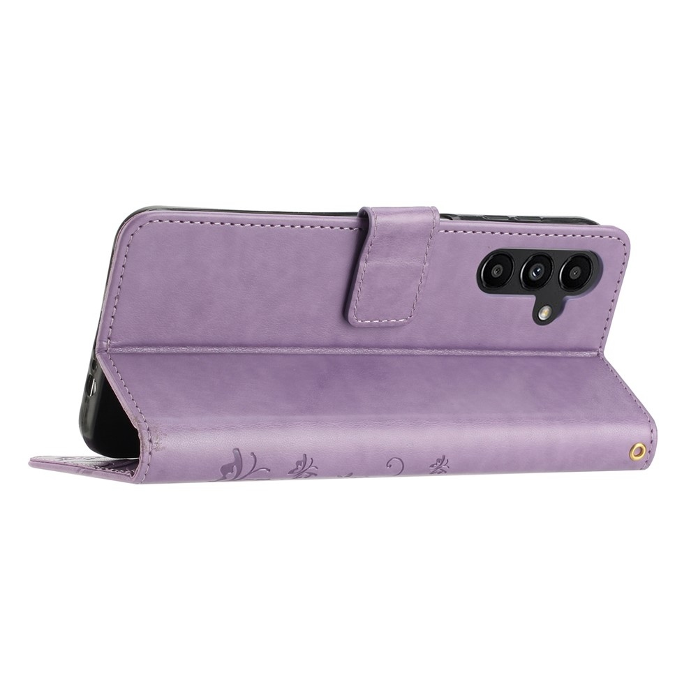 Flowers knížkové pouzdro na Samsung Galaxy S26+ - světlefialové