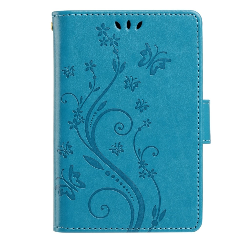 Flowers knížkové pouzdro na Samsung Galaxy Z Fold8 5G - modré