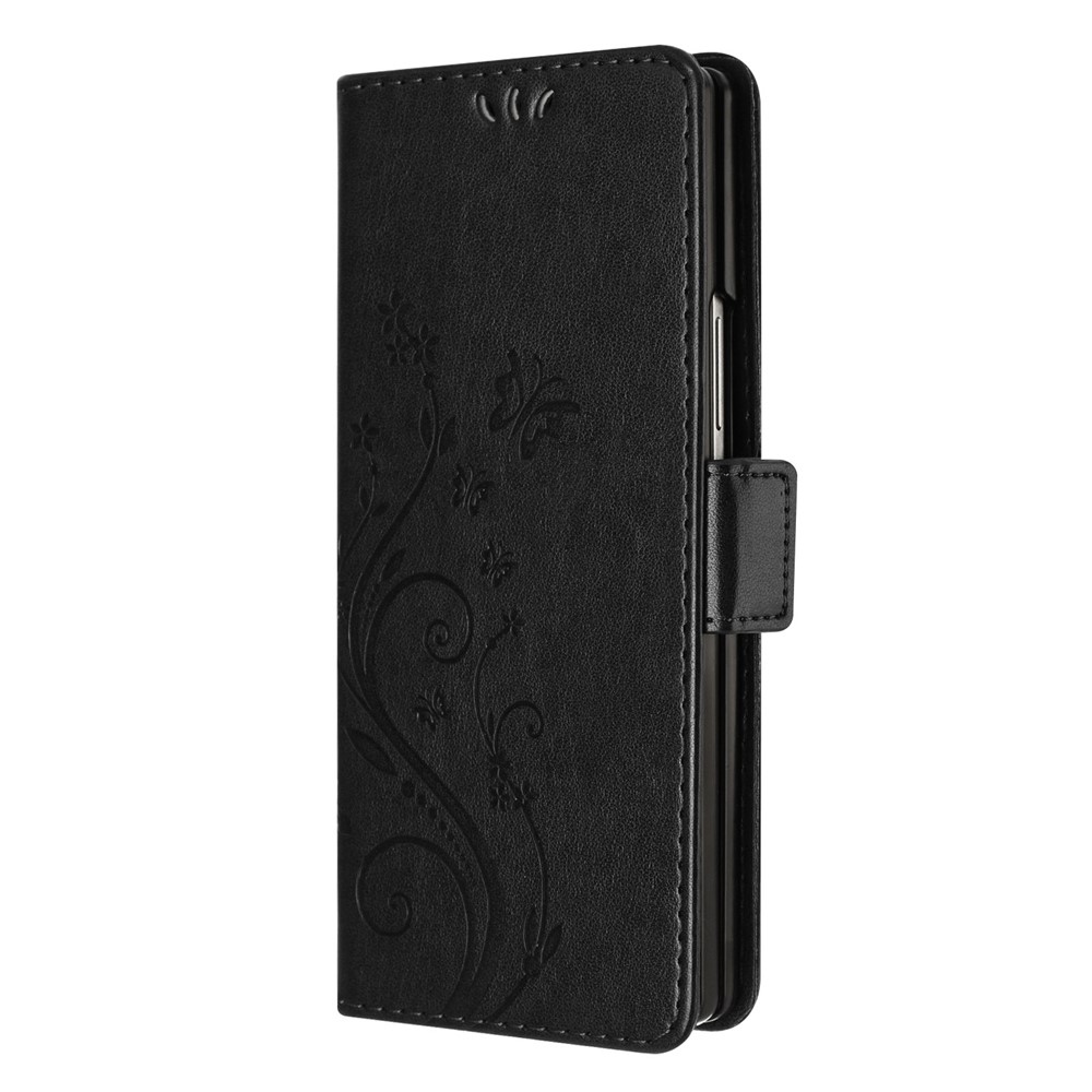 Flowers knížkové pouzdro na Samsung Galaxy Z Fold8 Ultra 5G - černé