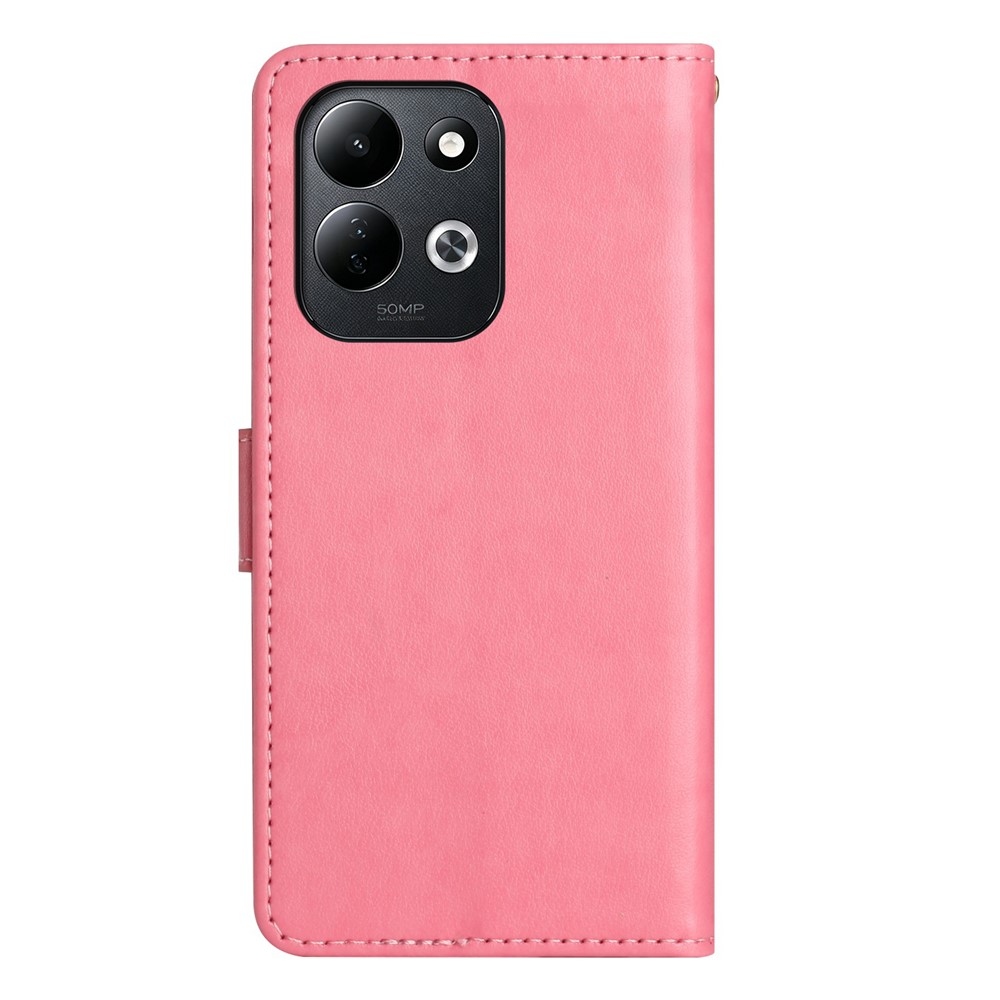Flowers knížkové pouzdro na Xiaomi Redmi 17 4G/5G - růžové