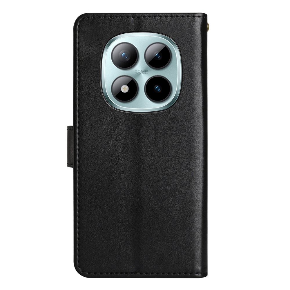 Flowers knížkové pouzdro na Xiaomi Redmi Note 15 Pro+ 5G - černé