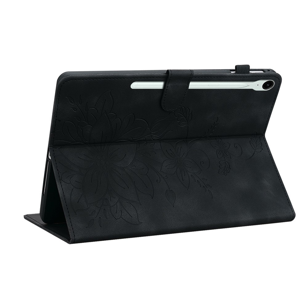 Flowers zavírací pouzdro na Samsung Galaxy Tab S11 - černé