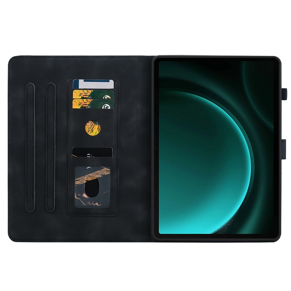 Flowers zavírací pouzdro na Samsung Galaxy Tab S11 - černé