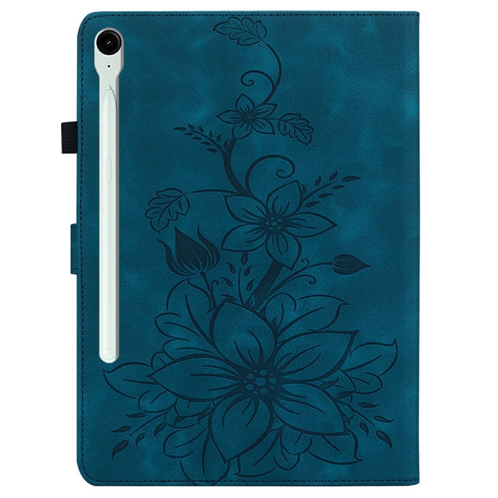 Flowers zavírací pouzdro na Samsung Galaxy Tab S11 - modré