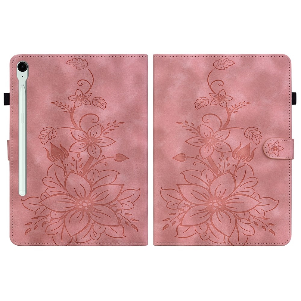 Flowers zavírací pouzdro na Samsung Galaxy Tab S11 - růžové