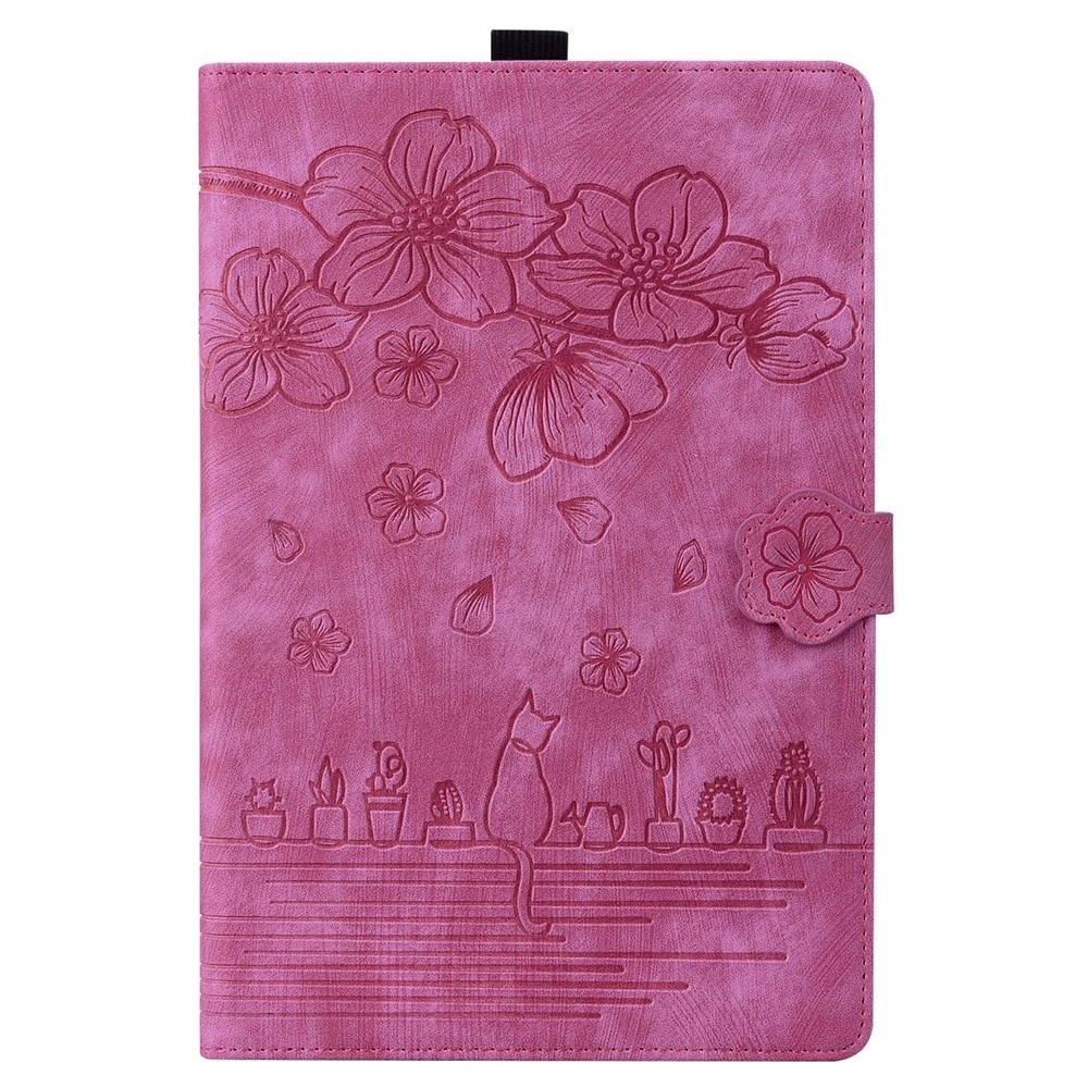 Flowers zavírací pouzdro na Samsung Galaxy Tab S12 Ultra/S11 Ultra/S10 Ultra - rose