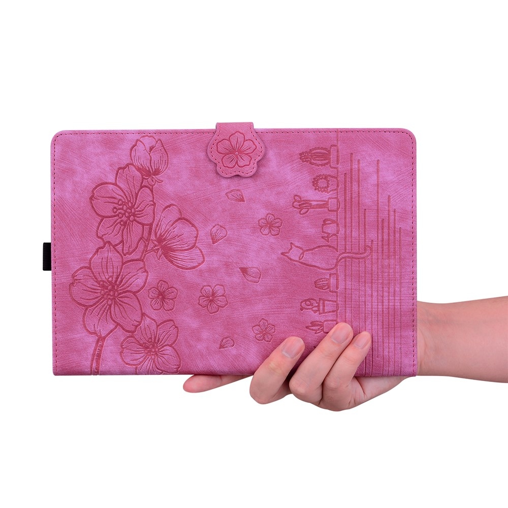 Flowers zavírací pouzdro na Samsung Galaxy Tab S12 Ultra/S11 Ultra/S10 Ultra - rose