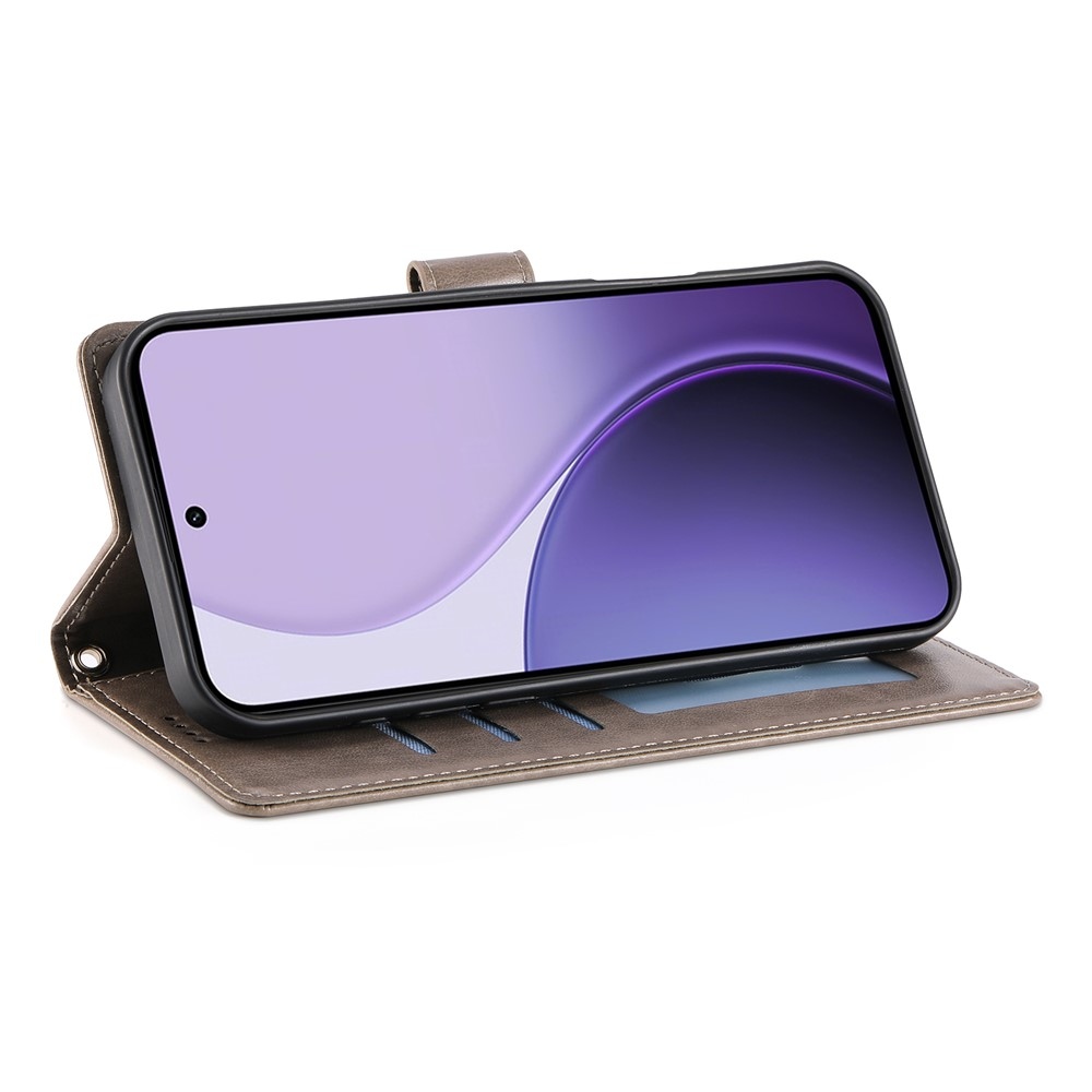 Flowery knížkové pouzdro na Samsung Galaxy A37 5G - šedé