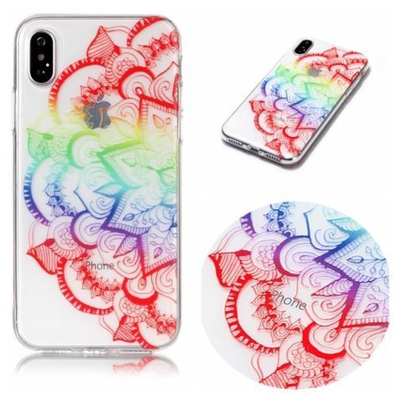 Flowi gelový obal na iPhone X - mandala