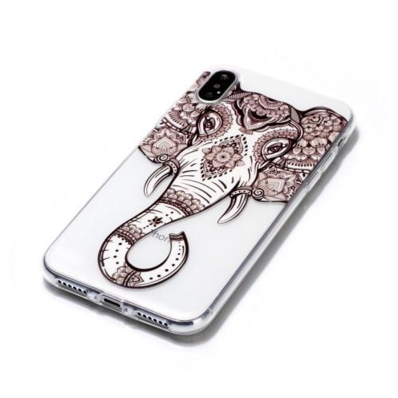 Flowi gelový obal na iPhone X - slon