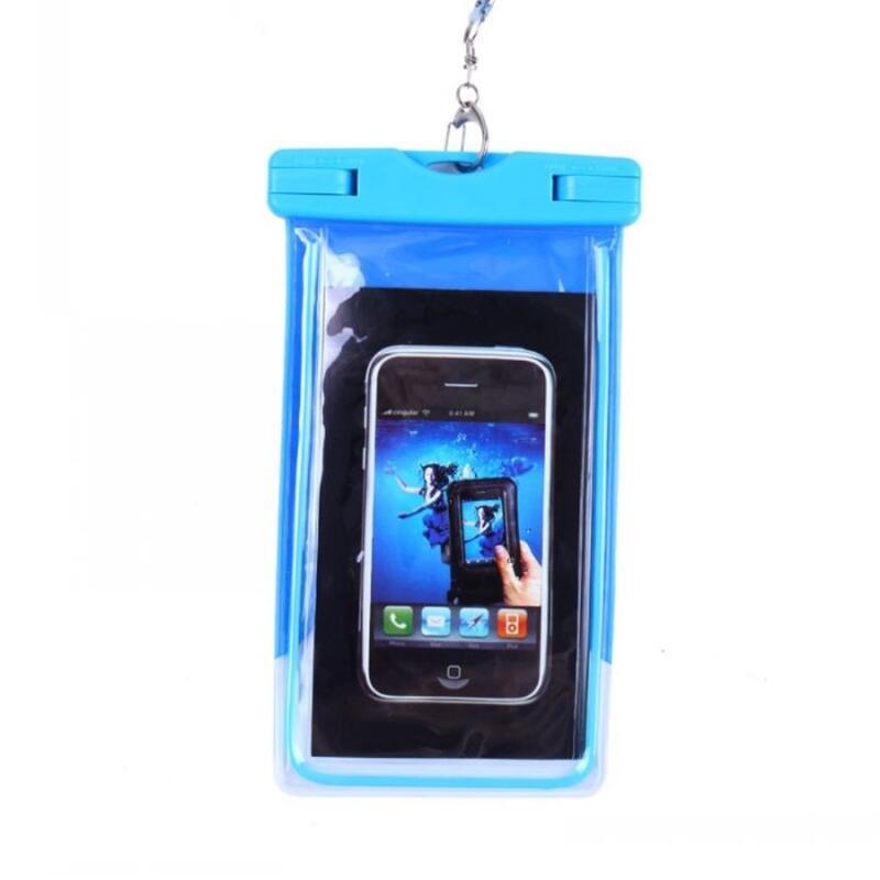 Fluore univerzální vodotěsný obal pro mobily do 10,7 x 17,3cm - modrý