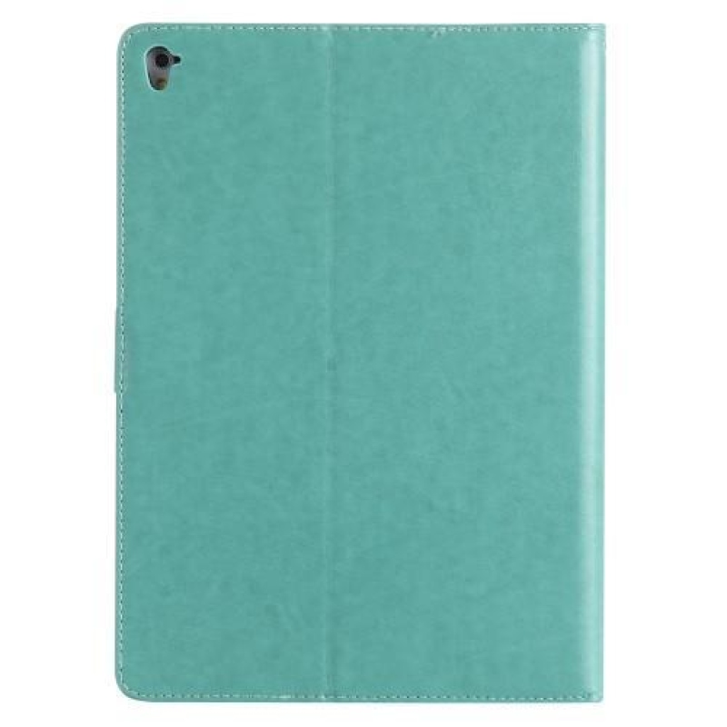 Fly PU kožené pouzdro se zdobením na  iPad Pro 9.7 - zelené