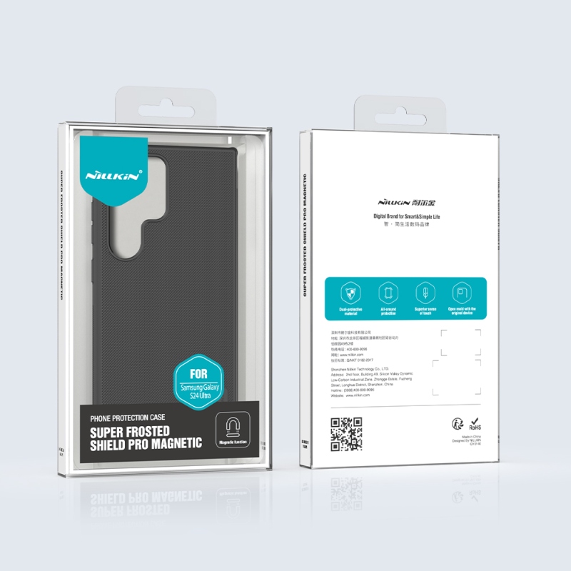 Nillkin Super Frosted PRO Magnetic Zadní Kryt pro Samsung Galaxy S24 Ultra Black