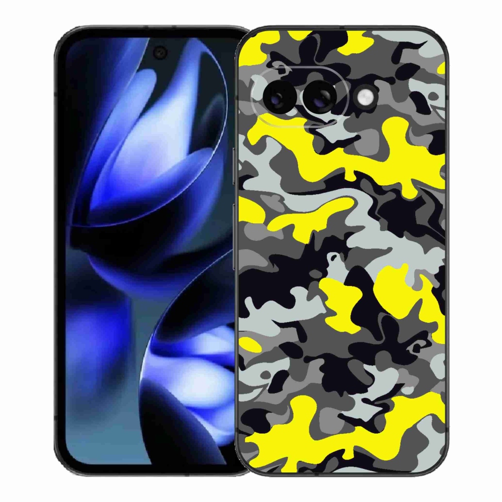 Gelový kryt mmCase na Google Pixel 9a - maskáčový vzor 6