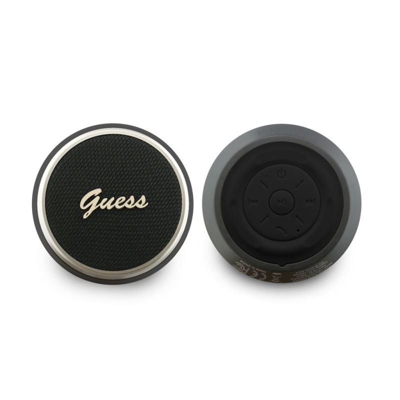 Guess Script Metal Logo Bluetooth Reproduktor 5W Black