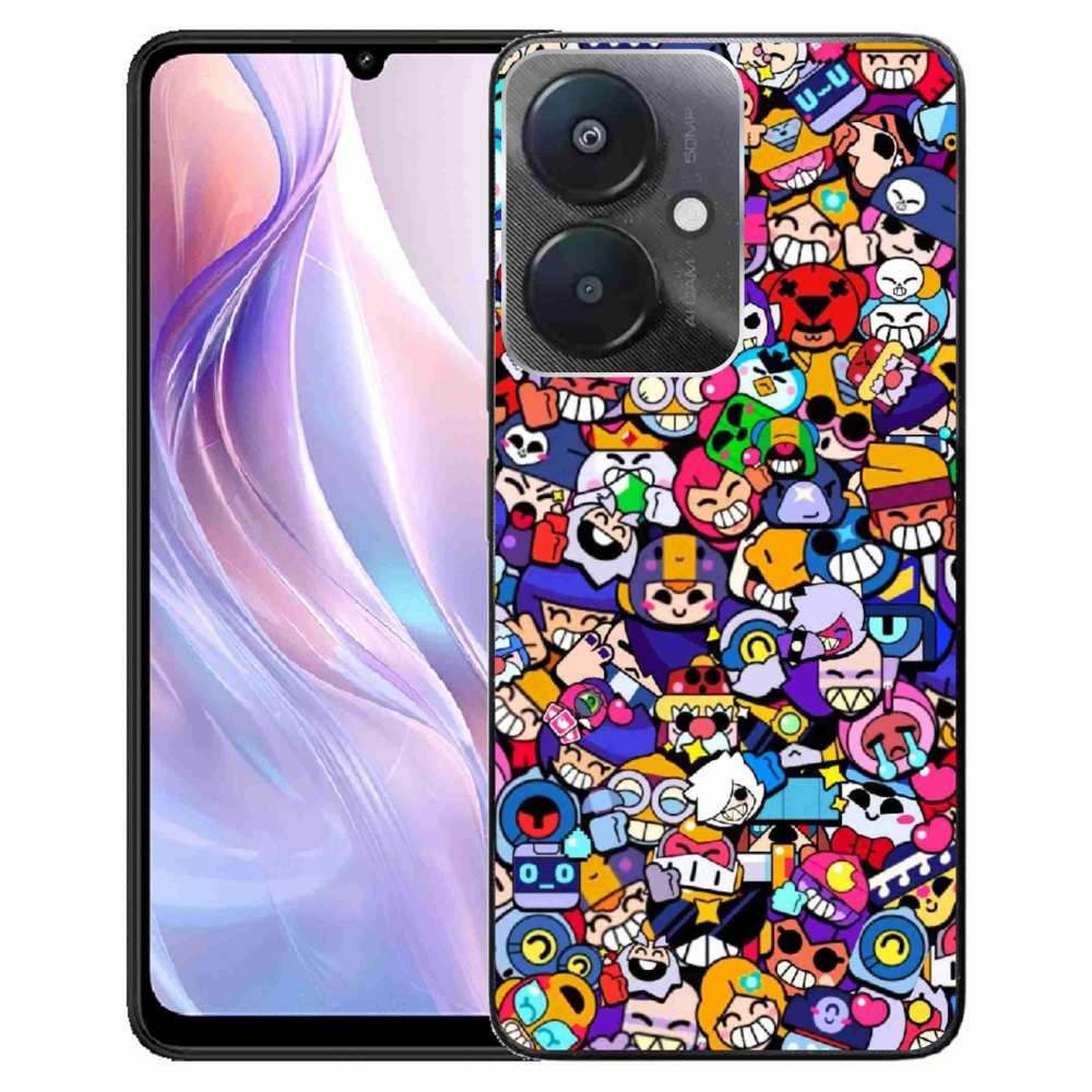 Gelový kryt mmCase na Xiaomi Redmi 13C 5G  - brawl stars 2