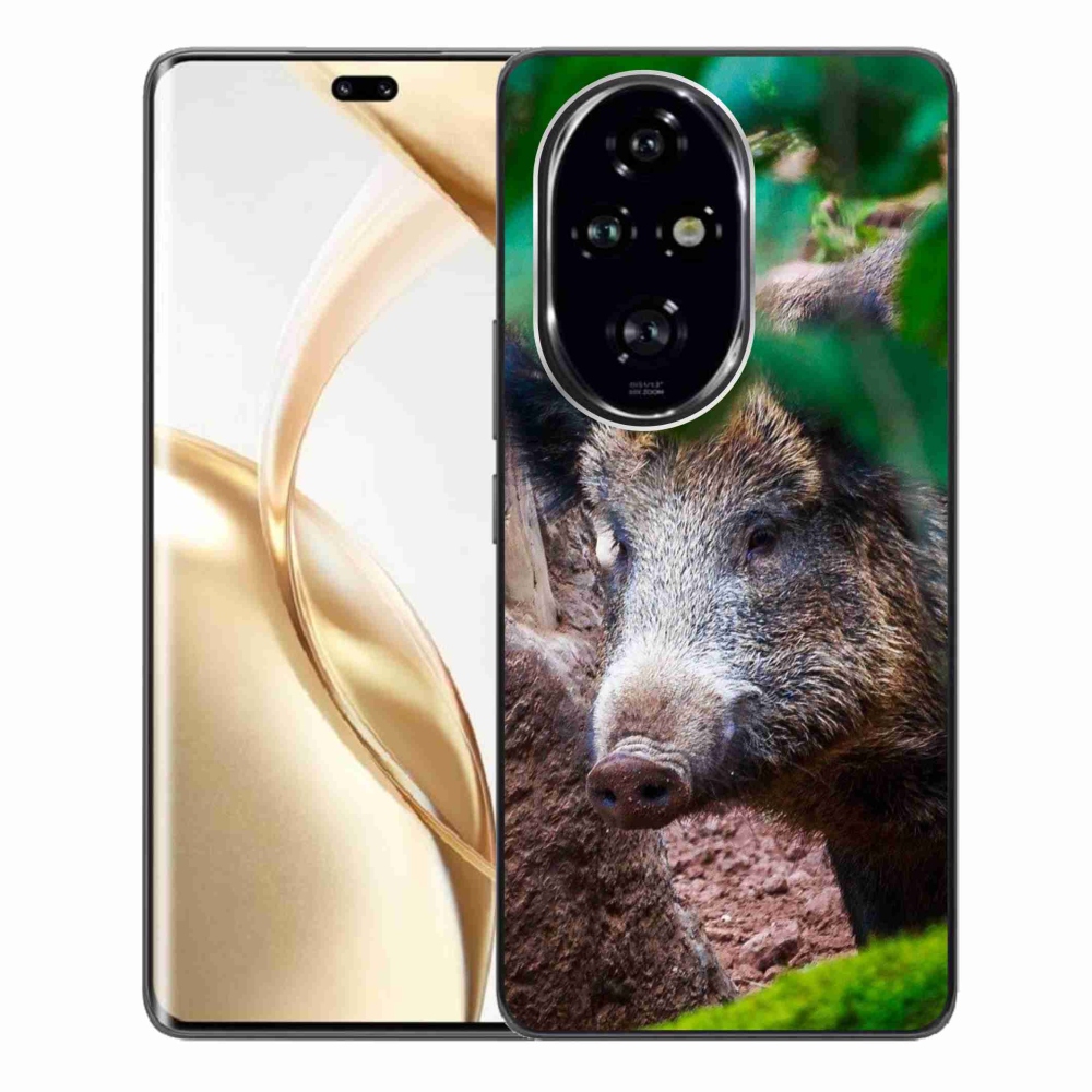 Gelový kryt mmCase na Honor 200 Pro 5G - divoké prase