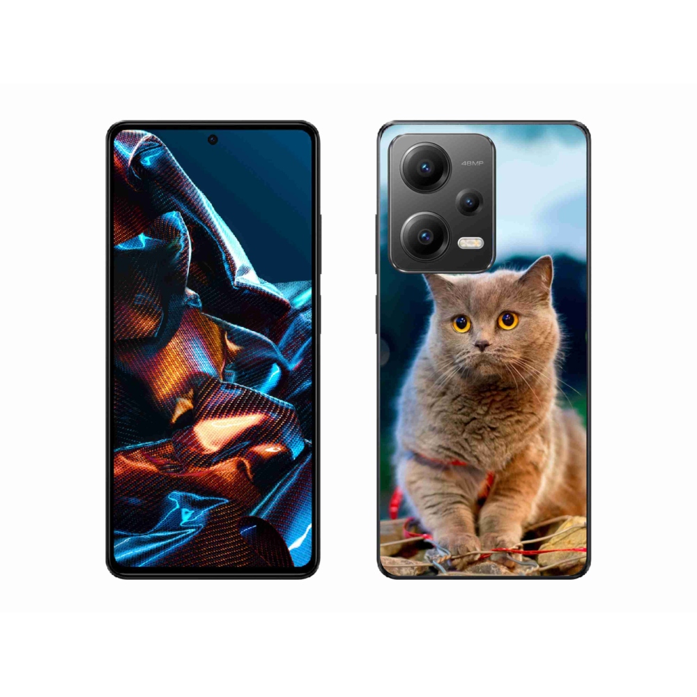 Gelový kryt mmCase na mobil Xiaomi Redmi Note 12 Pro 5G - britská modrá 2