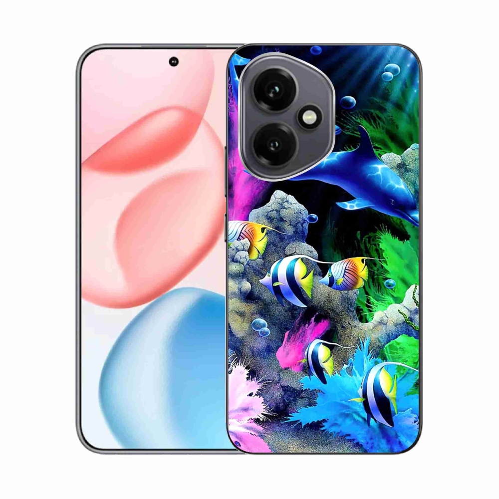 Gelový kryt mmCase na Honor 400 - mořský svět