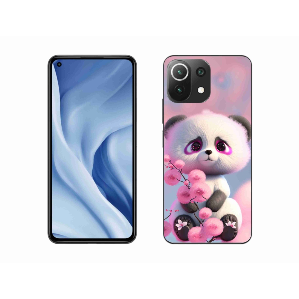 Gelový kryt mmCase na Xiaomi Mi 11 Lite 4G/5G - roztomilá panda 1