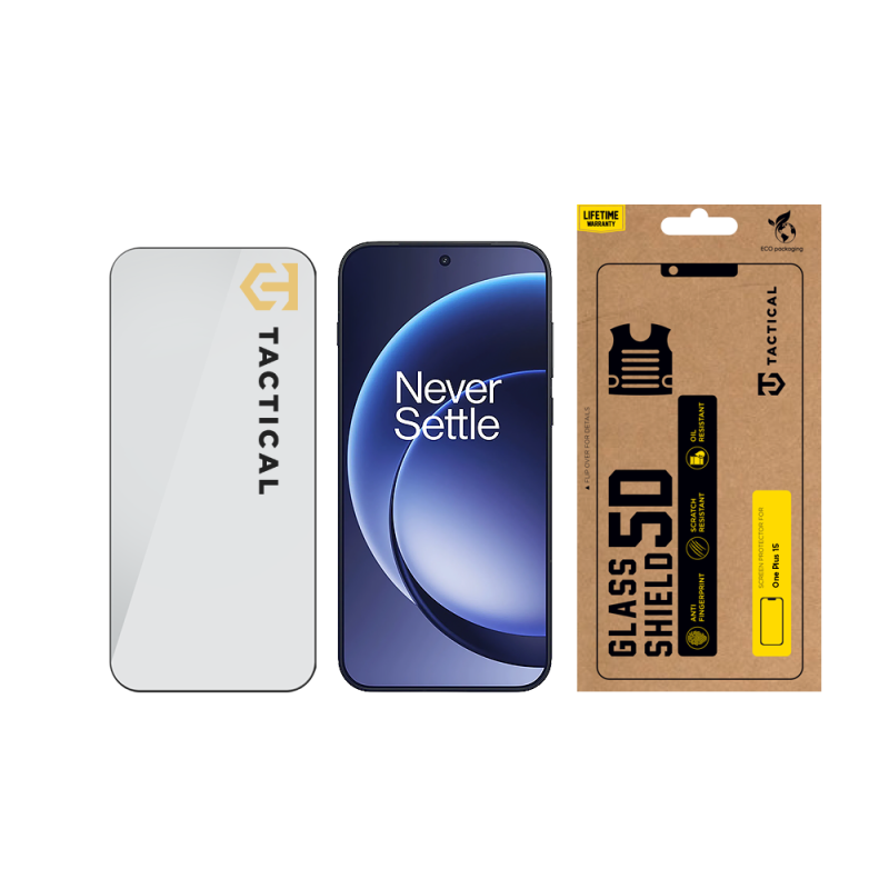 Tactical Glass Shield 5D sklo pro OnePlus 15 Black 