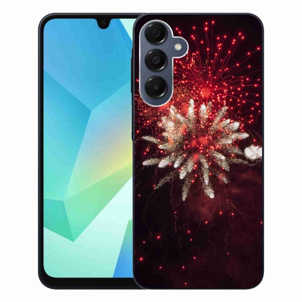 Gelový kryt mmCase na Samsung Galaxy A16 4G/5G - ohňostroj