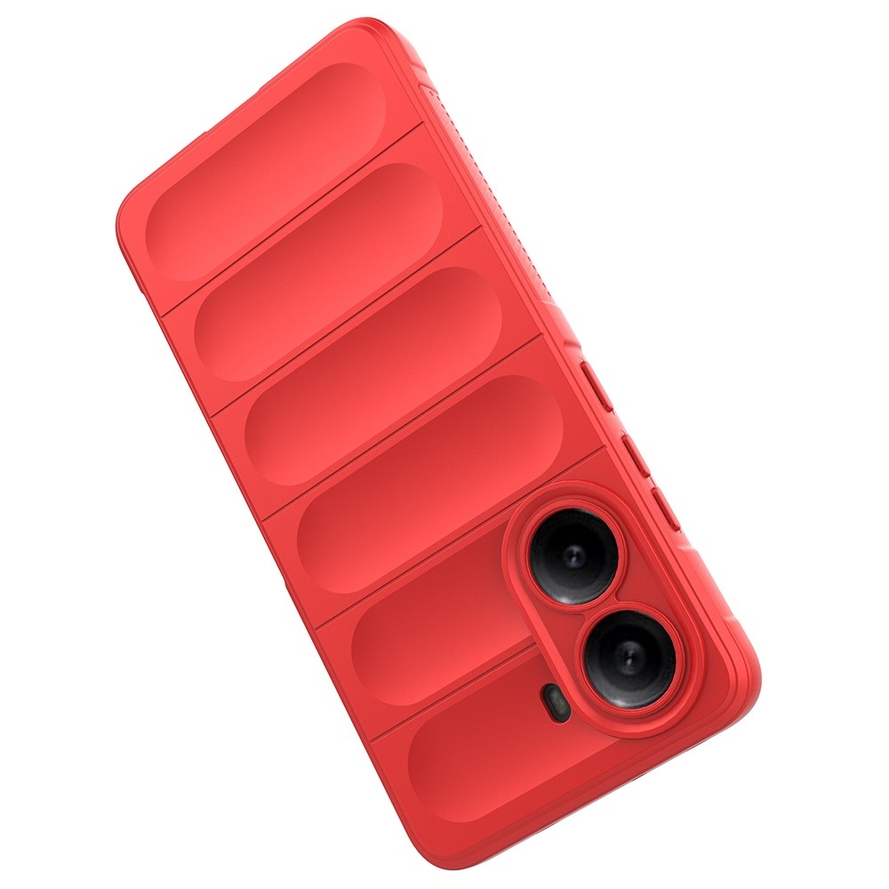 Rugg odolný gelový obal na Xiaomi Poco X7 Pro 5G - červený