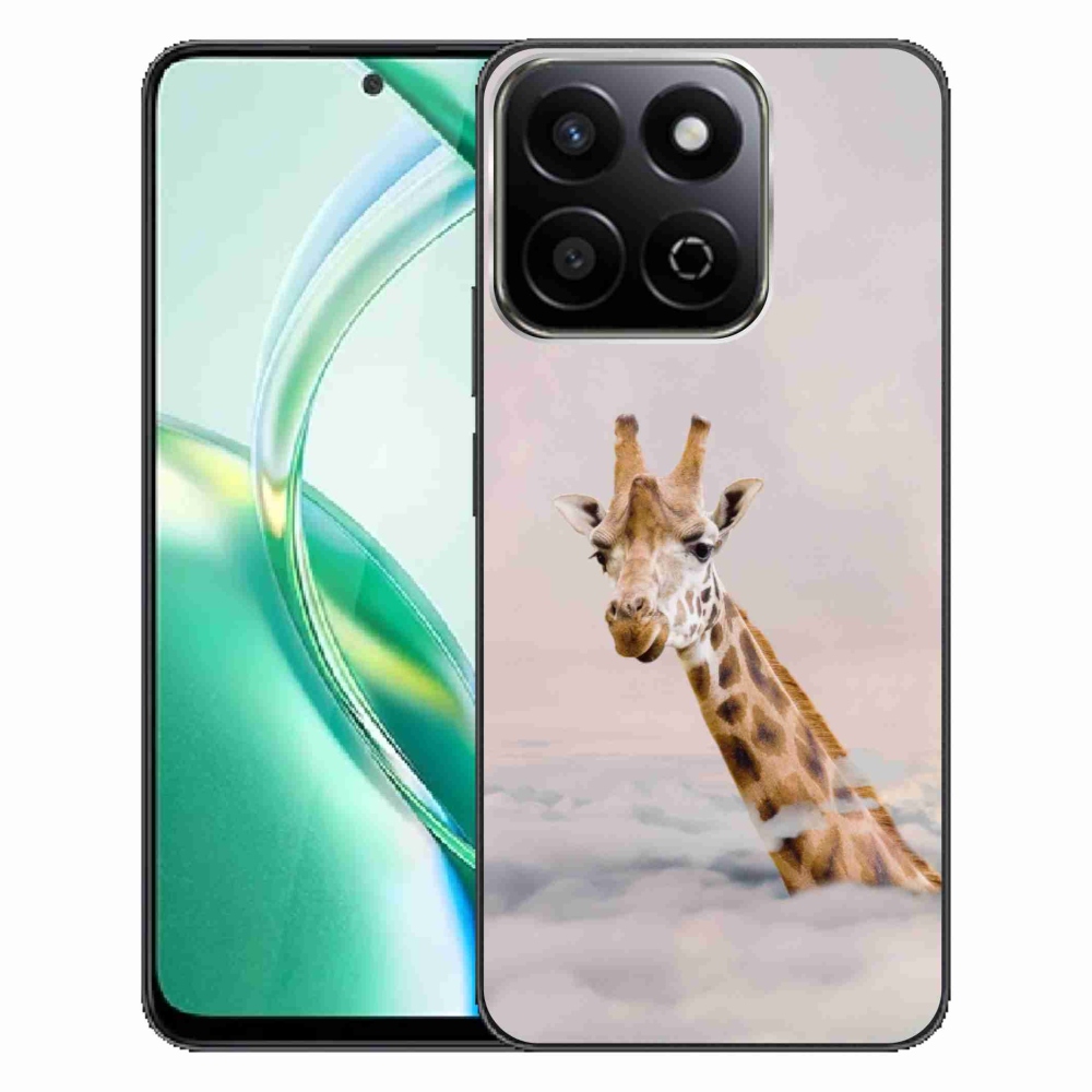 Gelový kryt mmCase na Honor 200 Smart 5G - žirafa v oblacích