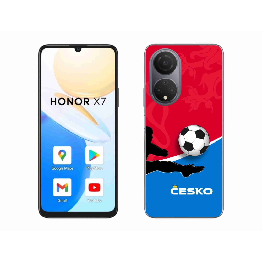 Gelový kryt mmCase na Honor X7 - fotbal Česko 2