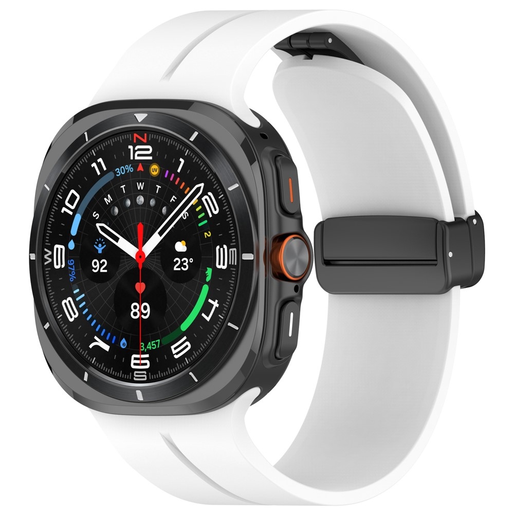Foldin silikonový řemínek na Samsung Galaxy Watch Ultra (2025) 47mm - bílý