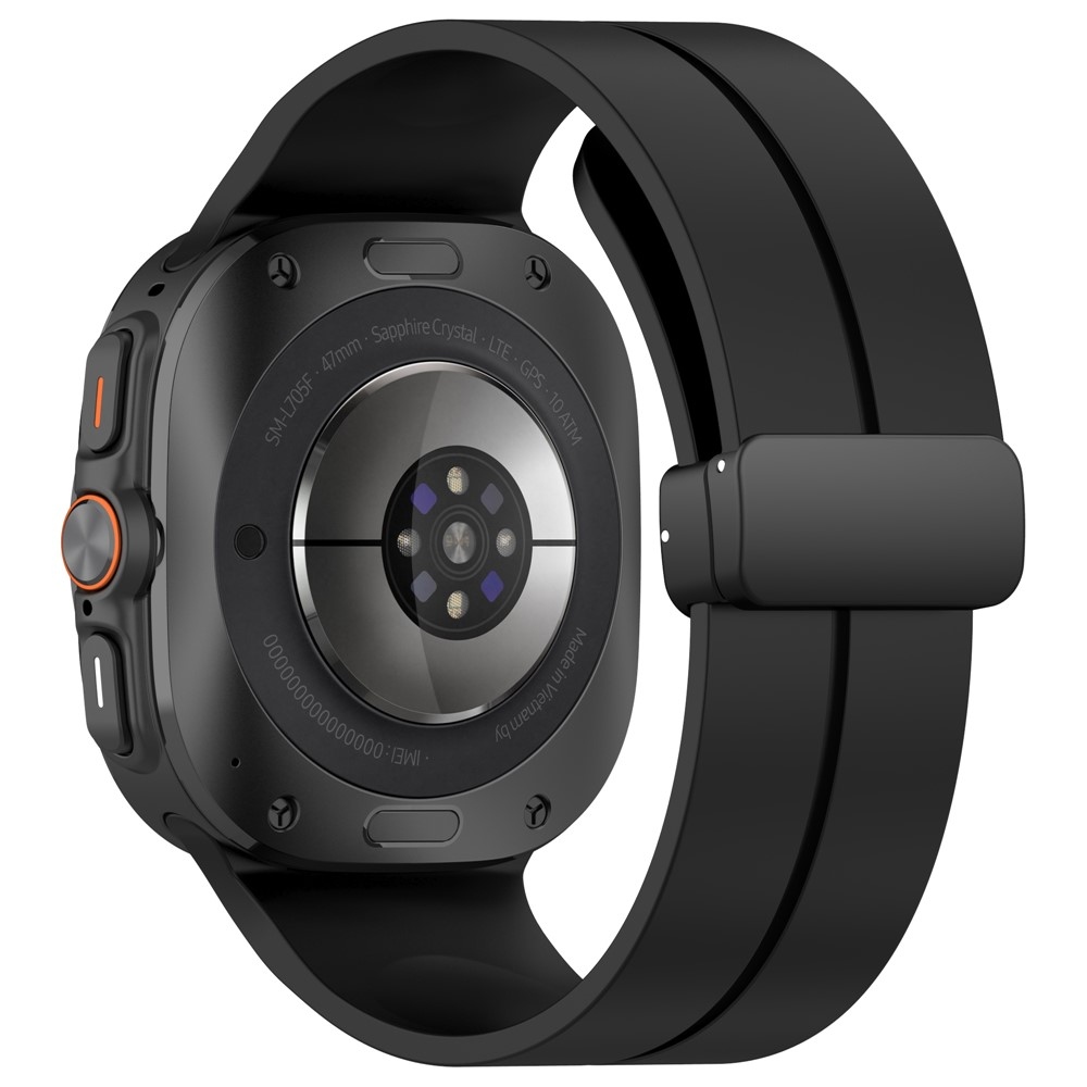 Foldin silikonový řemínek na Samsung Galaxy Watch Ultra (2025) 47mm - černý