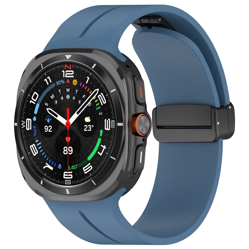 Foldin silikonový řemínek na Samsung Galaxy Watch Ultra (2025) 47mm - modrý