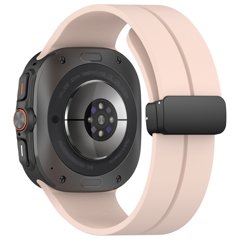 Foldin silikonový řemínek na Samsung Galaxy Watch Ultra (2025) 47mm - růžový