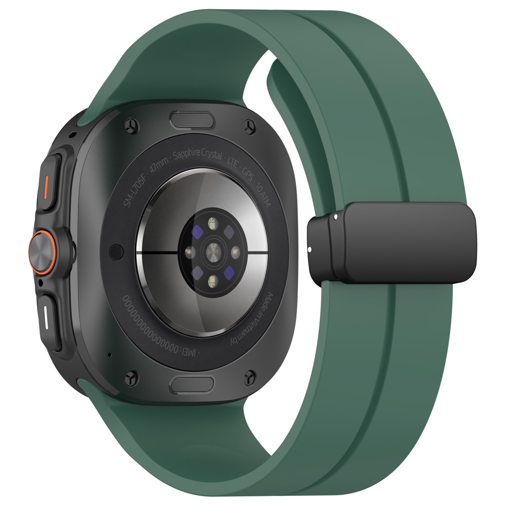Foldin silikonový řemínek na Samsung Galaxy Watch Ultra (2025) 47mm - zelený