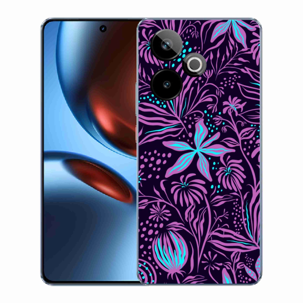 Gelový kryt mmCase na Realme GT 7 5G/GT 7T 5G - květiny 2