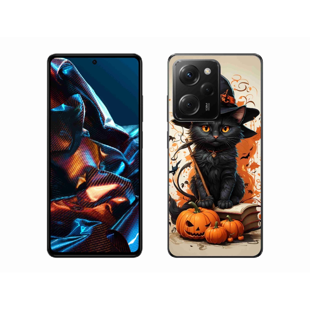 Gelový kryt mmCase na Xiaomi Poco X5 Pro 5G - kocour čaroděj