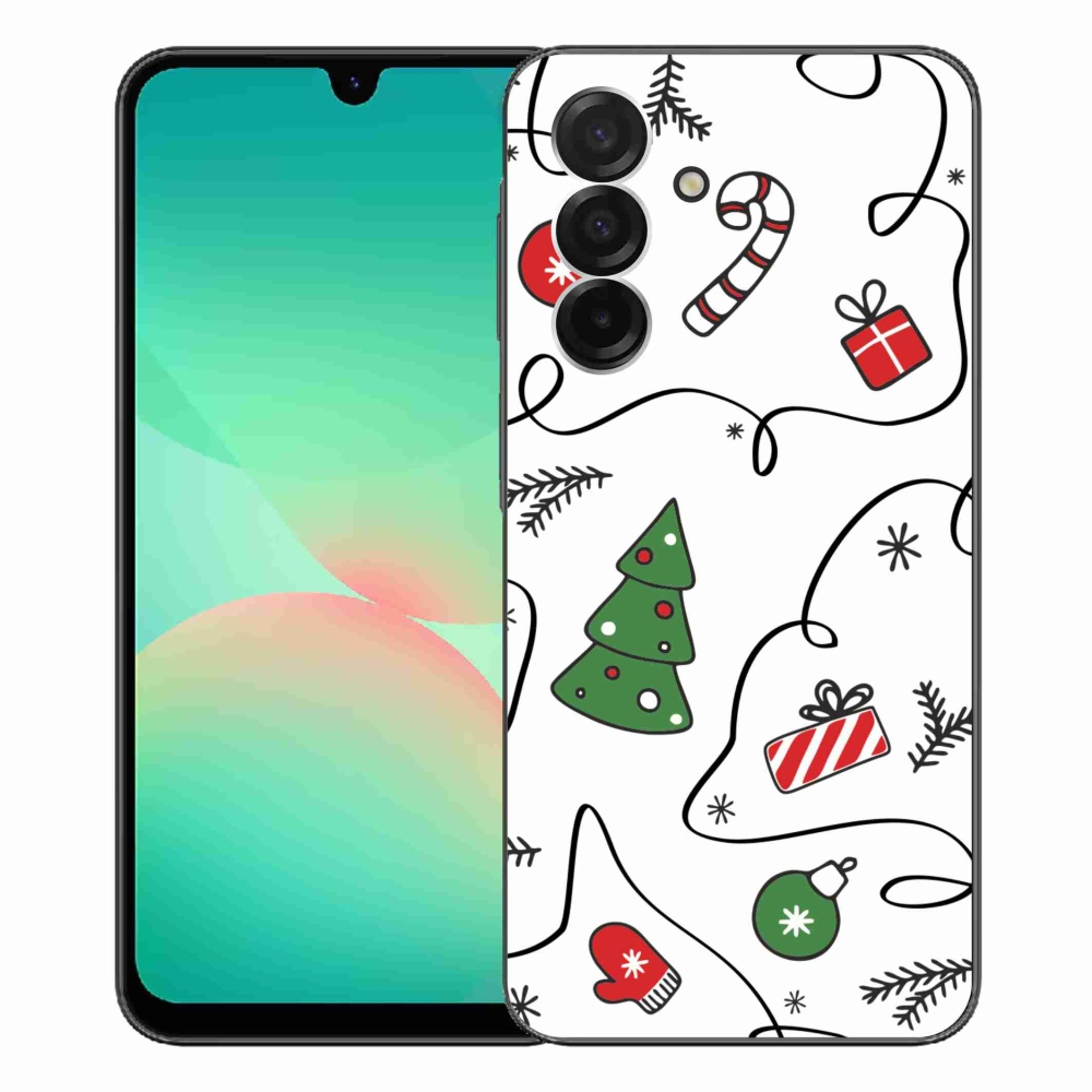 Gelový kryt mmCase na Samsung Galaxy A26 5G - vánoční motivy