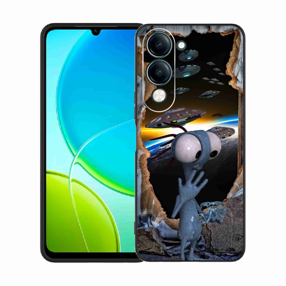 Gelový kryt mmCase na Vivo Y29s 5G - mimozemšťan