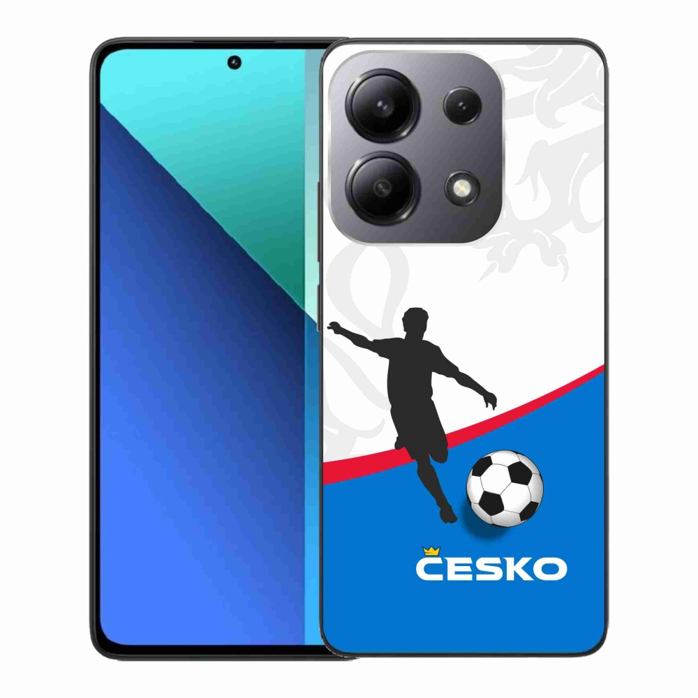 Gelový kryt mmCase na Xiaomi Redmi Note 13 - fotbal Česko 1