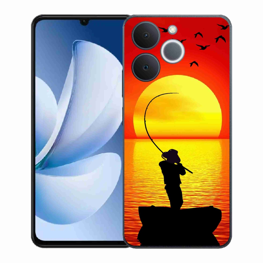 Gelový kryt mmCase na Realme Note 70T - rybaření