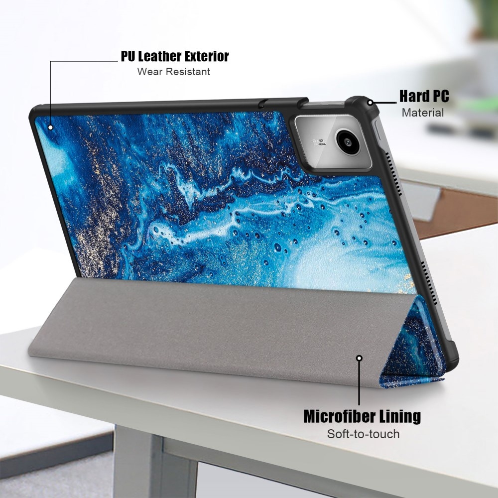Patte chytré zavírací pouzdro na Lenovo Tab M11/Tab K11 - vlny