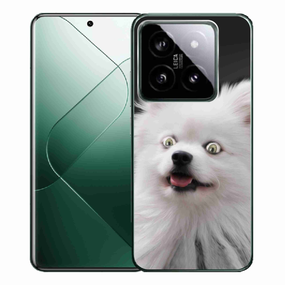 Gelový kryt mmCase na Xiaomi 14 Pro - bílý špic
