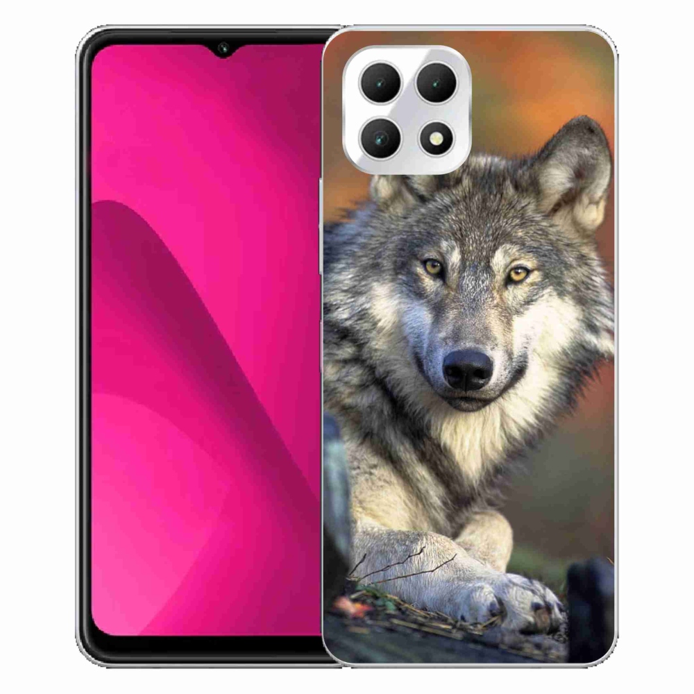 Gelový kryt mmCase na T-Mobile T Phone 2 - vlk