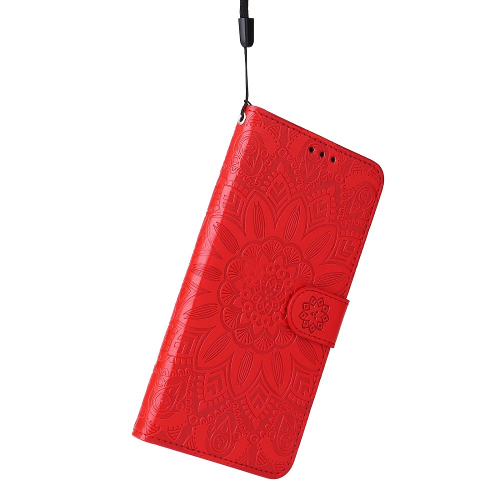 Sunflower knížkové pouzdro na Xiaomi Redmi Note 14S/Note 13 Pro 4G/Poco M6 Pro - červené