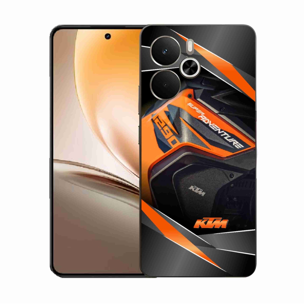 Gelový kryt mmCase na Realme 14 5G - motorka ktm