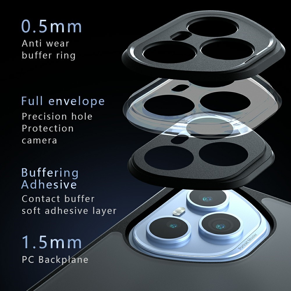 Frame gelový obal s pevnými zády na Honor 400 Pro - černý